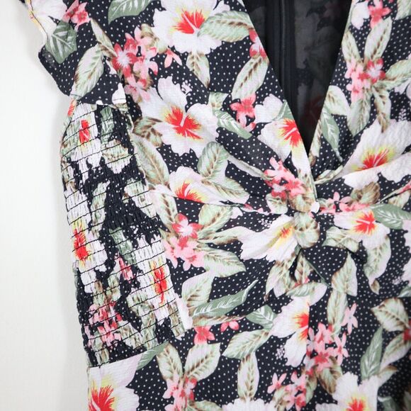 Rebecca Taylor Size 2 Silk Kamea Fleur Mini Dress Floral Print - Picture 6 of 12